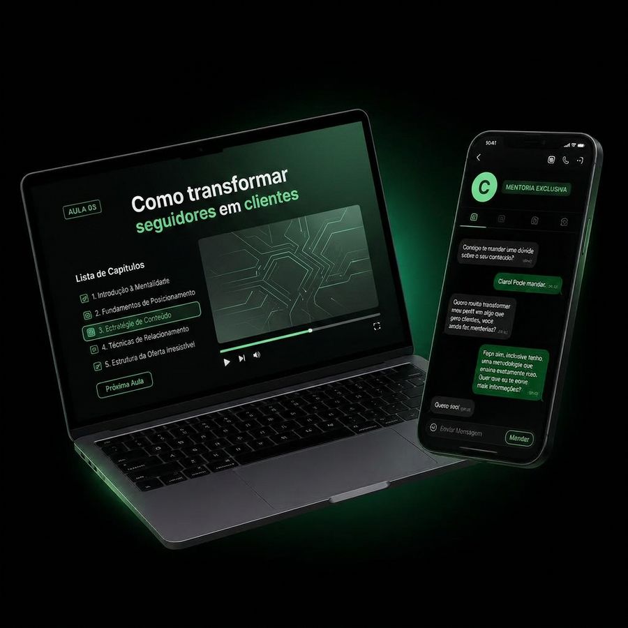 Mockup do bônus: 2. Aula Magna: Transformando Seguidores em Clientes